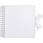 WEST DESIGN Album kroužkové bílé se stuhou (200g/m2, 42 listů) 30x30cm – Zboží Živě