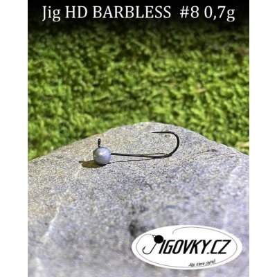 Jigovky.cz Jigové hlavičky HD Barbless vel.8 0,7g 5 ks – Hledejceny.cz