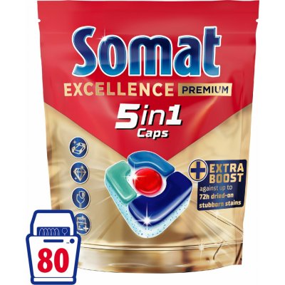Somat Excellence 5v1 kapsle do myčky 80 ks – Zboží Mobilmania