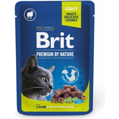 Brit Premium Cat Sterilised Lamb 100 g – Zbozi.Blesk.cz