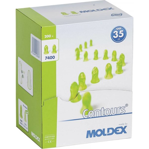 Moldex 740001 Contours špunty do uší 35 dB pro jedno použití 200 pár od 849  Kč - Heureka.cz