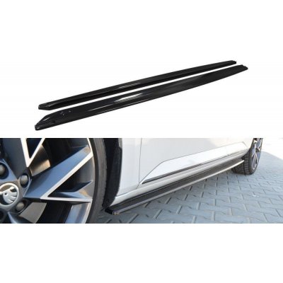 Maxton Design difuzory pod boční prahy pro Škoda Superb Mk3, černý lesklý plast ABS – Hledejceny.cz