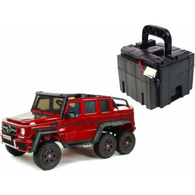 andos Bateriový box s madlem pro dětské autíčko Mercedes-Benz AMG G63, 2x 12V/7Ah, ABL1801 – Zboží Dáma