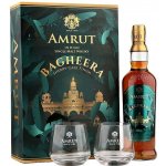 Amrut Bagheera 46% 0,7 l (dárkové balení 2 sklenice) – Hledejceny.cz
