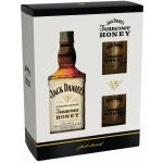 Jack Daniel's Honey 35% 0,7 l (dárkové balení 2 sklenice) – Zboží Dáma