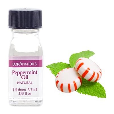 LorAnn Koncentrované přírodní aroma Peppermint Natural Máta 3,7 ml