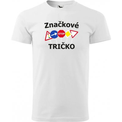 Pánské tričko Značkové tričko bílá – Hledejceny.cz