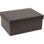 Dárková krabička s víkem 350x250x150 mm, černá – Zboží Mobilmania