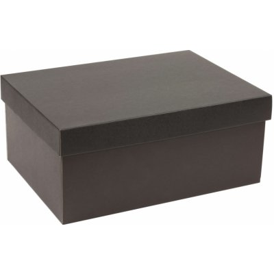Dárková krabička s víkem 350x250x150 mm, černá – Zboží Mobilmania