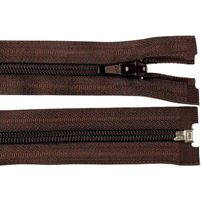 Pro Háčkování Spirálový zip No 5 dělitelný 30 cm čokoládově hnědý – Hledejceny.cz