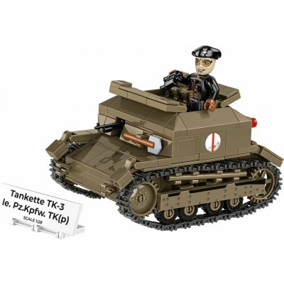 COBI 2658 World War II 1:28 Polský lehký tank Tankette TK-3 – Zboží Dáma
