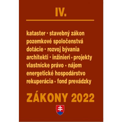 Zákony 2022 IV - Poradca s.r.o. – Zboží Mobilmania