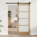 OMAXI Vnitřní ORKDAL 560148 Hnědá 83 x 202 cm – Zboží Mobilmania