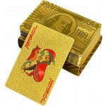 Lean Toys Zlaté plastové hrací karty, 54 karet – Zbozi.Blesk.cz
