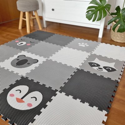 Vylen Minideckfloor podlaha 16 dílů mýval tučňák méďa koala a tlapka 230090 – Zboží Dáma