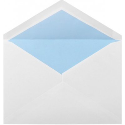 Obálka C6 NK 80g Bílá, vlhčící, šípová klopa – Zboží Dáma