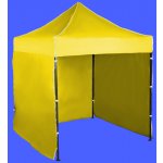 Expodum Nůžkový stan 2x2m ocelový Žlutá 3 boční plachty – Hledejceny.cz