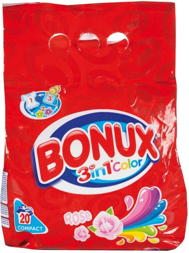 Bonux Color 3in1 prací prášek na barevné prádlo 20 PD 1,4 kg od 106 Kč -  Heureka.cz
