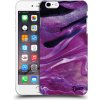 Pouzdro a kryt na mobilní telefon Apple Pouzdro Picasee silikonové Apple iPhone 6 Plus/6S Plus - Purple glitter čiré