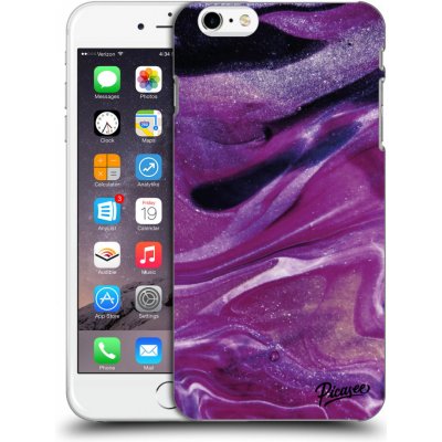 Pouzdro Picasee silikonové Apple iPhone 6 Plus/6S Plus - Purple glitter čiré – Zboží Mobilmania