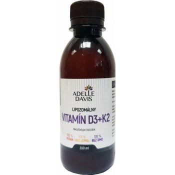 Adelle Davis Liposomální vitamín D3+K2 200 ml