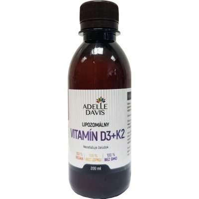 Adelle Davis Liposomální vitamín D3+K2 200 ml – Zbozi.Blesk.cz