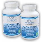 FitSport Nutrition 2x Magnesium Bisglycinate + Vitamin B6 120 kapslí – Hledejceny.cz