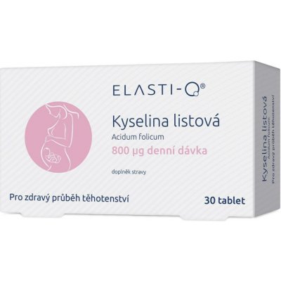 Elasti-Q Kyselina listová 800 30 tablet – Hledejceny.cz