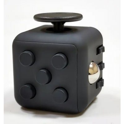FIDGET CUBE 3,5X3,5CM černá – Zboží Dáma