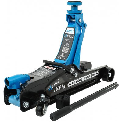 Pojízdný hydraulický zvedák 2,5t NOTIG | modrá – Sleviste.cz