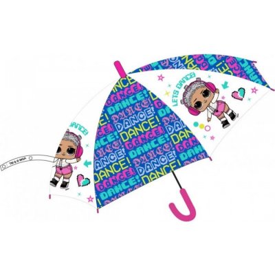 L.O.L. deštník dětský průhledný modrý