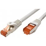 Roline 21.15.2608 S/FTP patch, kat. 6, Component Level, LSOH, 15m, šedý – Zboží Živě