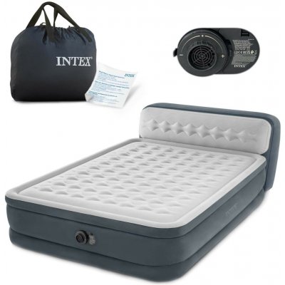 INTEX QUEEN DURA-BEAM SERIES HEADBOARD AIRBED WITH BIP 64448 – Sleviste.cz