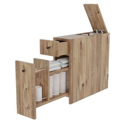 Hanah Home Bathroom Cabinet Calencia - Oak