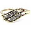 Prsteny Diante Zlatý prsten s briliantem BRC10311W