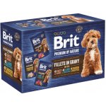 Brit Premium by Nature Adult Dog Fillets in Gravy Multipack 12 x 85 g – Hledejceny.cz