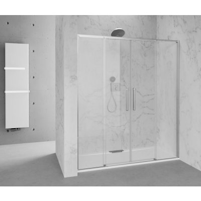 Polysan Altis sprchové dveře do niky 180 x 200 cm posuvné tříkřídlé chrom čiré sklo AL4515C – Hledejceny.cz