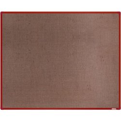 boardOK Jutová nástěnka s červeným rámem 150 x 120 cm