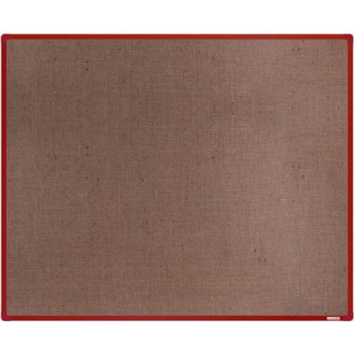 boardOK Jutová nástěnka s červeným rámem 150 x 120 cm – Zboží Mobilmania