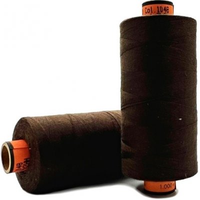 Nitě Amann BELFIL-S 120 1000 m, barva tmavě hnědá – Zboží Dáma