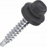 Klimas Wkręt-met Farmářský šroub TEX 4,8 x 35 grafitově šedý RAL 7024 – Hledejceny.cz