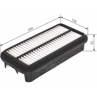 Vzduchový filtr BOSCH 1 457 433 957 – Hledejceny.cz