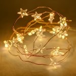 DecoLED LED světelný řetěz hvězdičky 12 x 1,5 m teple bílá 180 diod – Hledejceny.cz