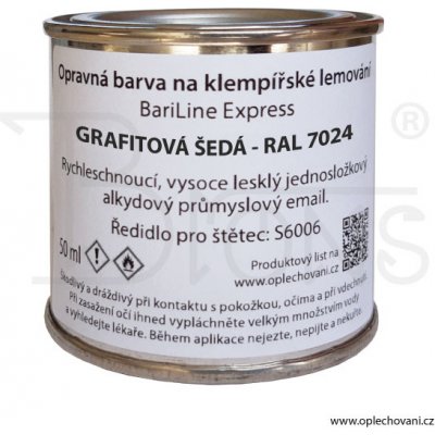 Brons Opravná barva 50 ml - grafitová šedá - RAL 7024 – Zbozi.Blesk.cz