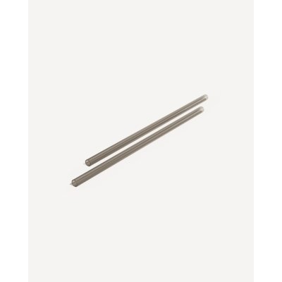 Waterdrop Udržitelná skleněná brčka na pití černá transparentní 2 ks – Hledejceny.cz