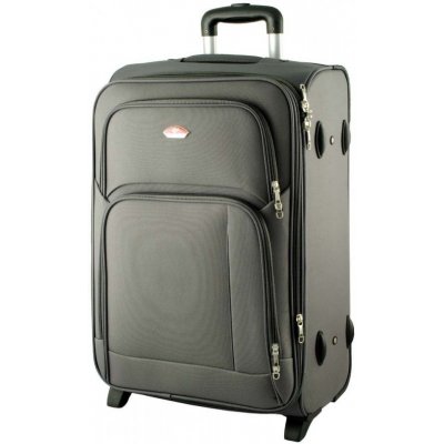 Lorenbag Suitcase 91074 šedá 40 l – Zboží Mobilmania
