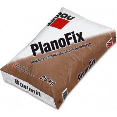Tenkovrstvá zdicí malta Baumit PlanoFix 25 kg – Zboží Mobilmania