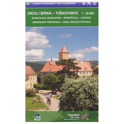 Okolí Brna Tišnovsko mapa 1:25t. Geodézie 85 – Zbozi.Blesk.cz