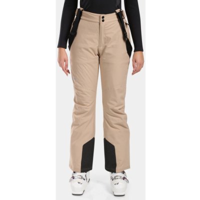 Kilpi ELARE W Dámské lyžařské kalhoty WL0404KI Béžová – Zboží Dáma