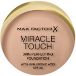 Max Factor Miracle Touch Skin Perfecting vysoce krycí make-up SPF30 045 warm Almond 11,5 g – Zboží Mobilmania